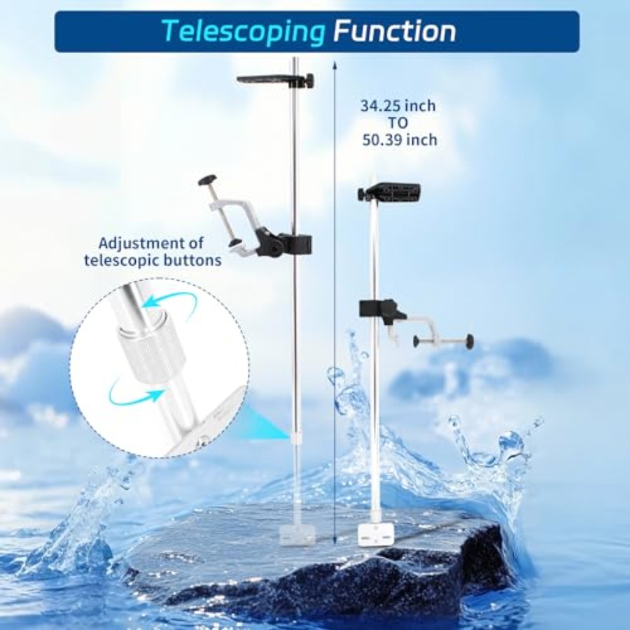 Telescopic Portable Fish Finde - Fish Finder Mount ulasan dan harga