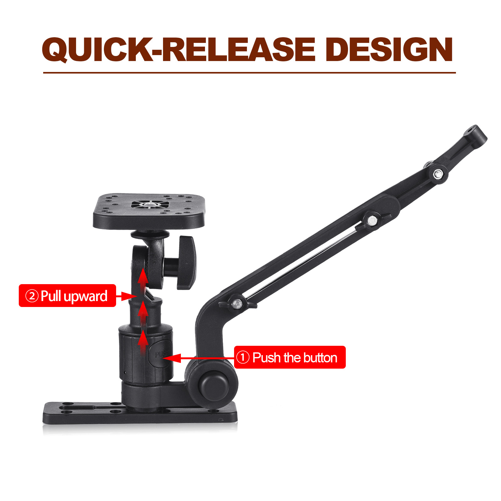 Kayak Fish Finder Mounting Pla - Fish Finder Mount ulasan dan harga