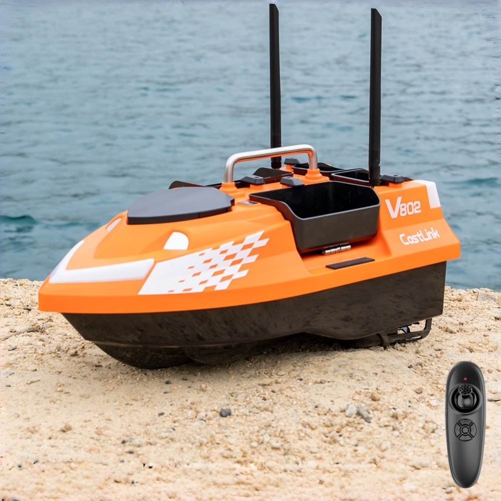 Dual Antenna RC Bait Boat 4 Ba - Fish Finder Cable ulasan dan harga