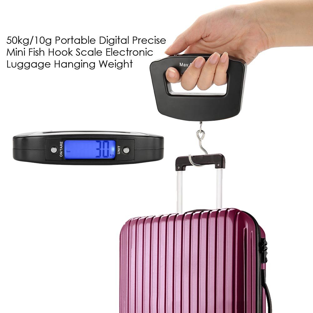 50kg Digital Fishing Scale Han - Fish Finder Battery ulasan dan harga