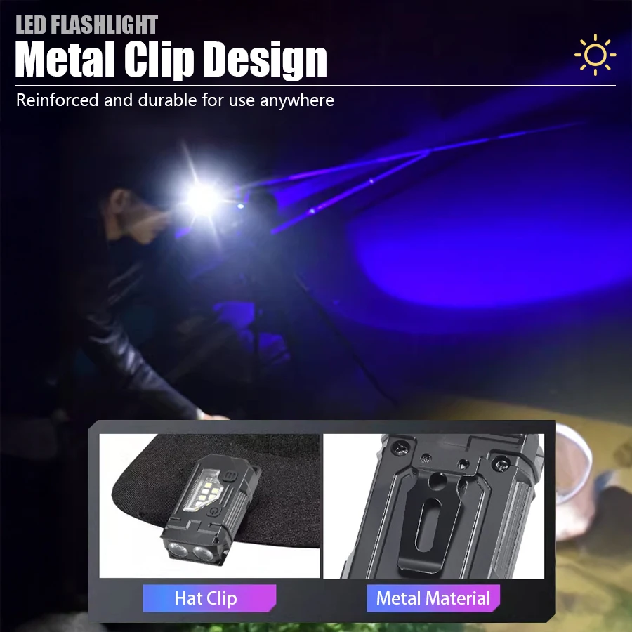 Mini Keychain EDC Flashlight - - Fishing Light ulasan dan harga