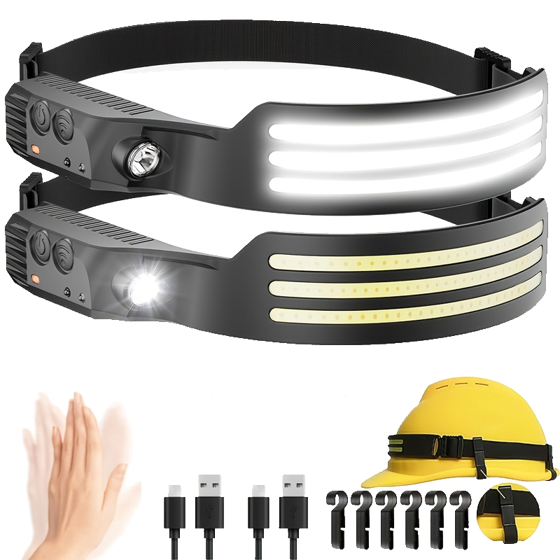 LED Sensor Headlamp USB Rechar - Fish Finder Battery ulasan dan harga