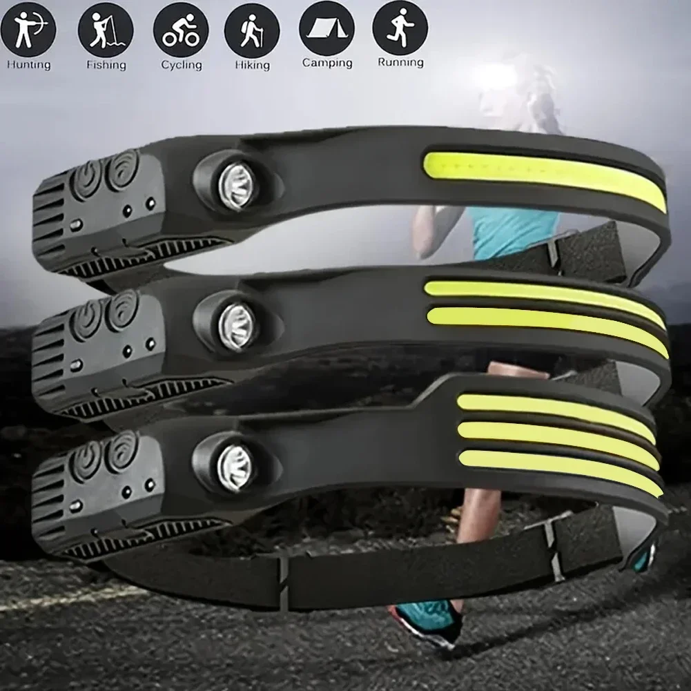 LED Sensor Headlamp USB Rechar - Fish Finder Battery ulasan dan harga