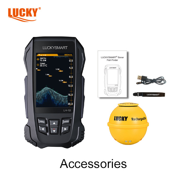 LUCKYSMART LH-1B Wireless Port - Fish Finder Portable ulasan dan harga