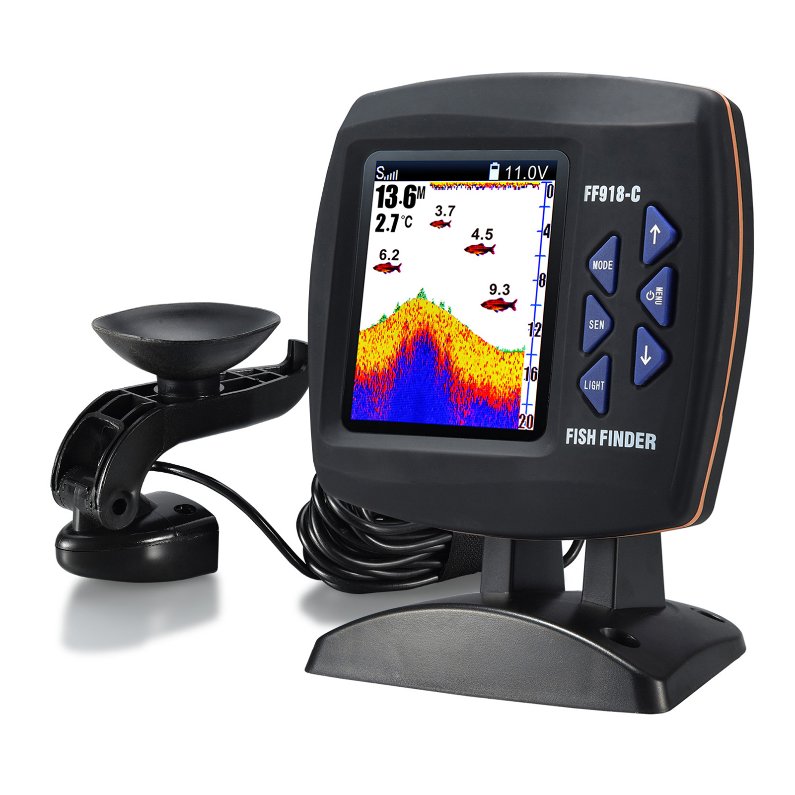 Portable Fish Finder Wireless  - Fish Finder Transducer ulasan dan harga