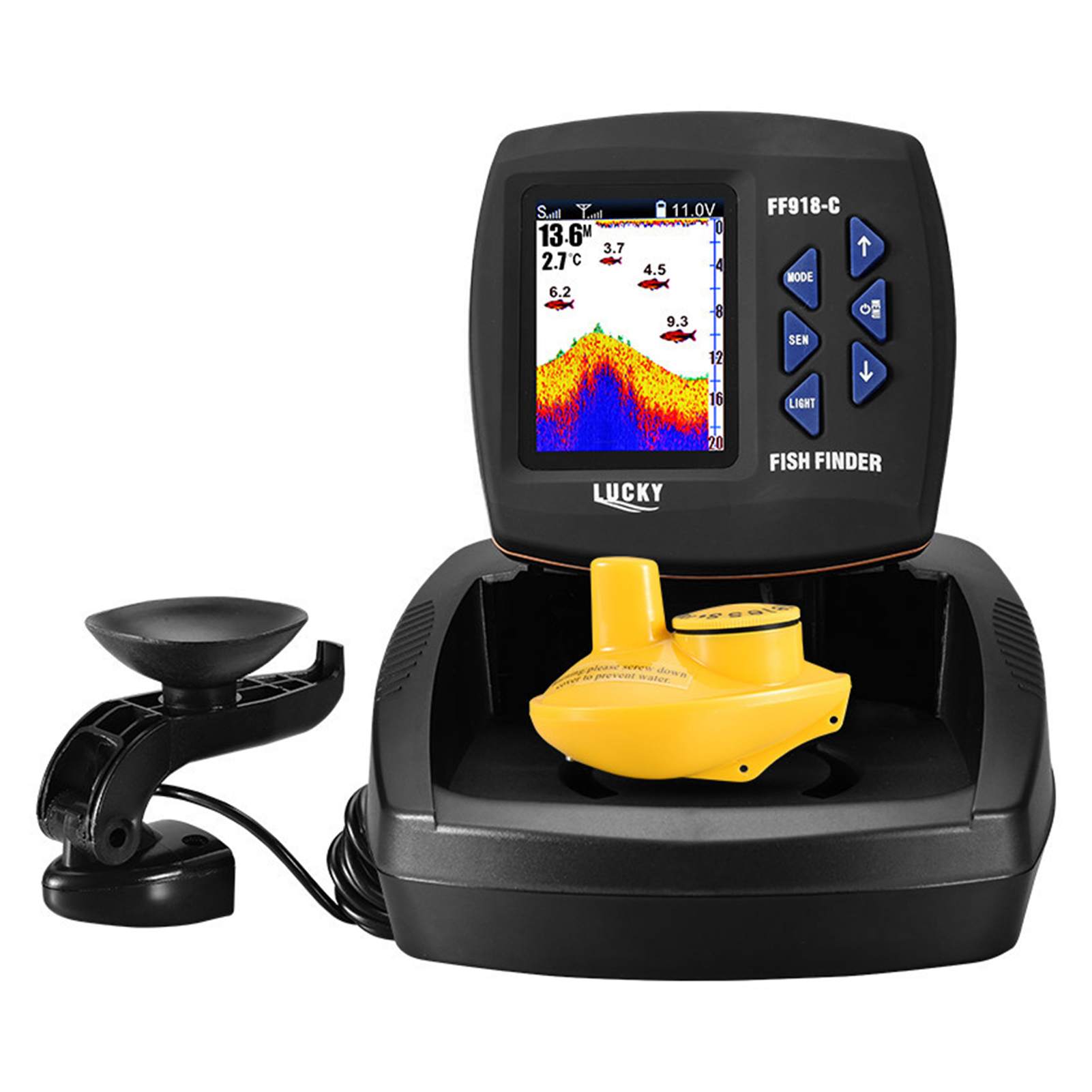 Portable Fish Finder Wireless  - Fish Finder Transducer ulasan dan harga