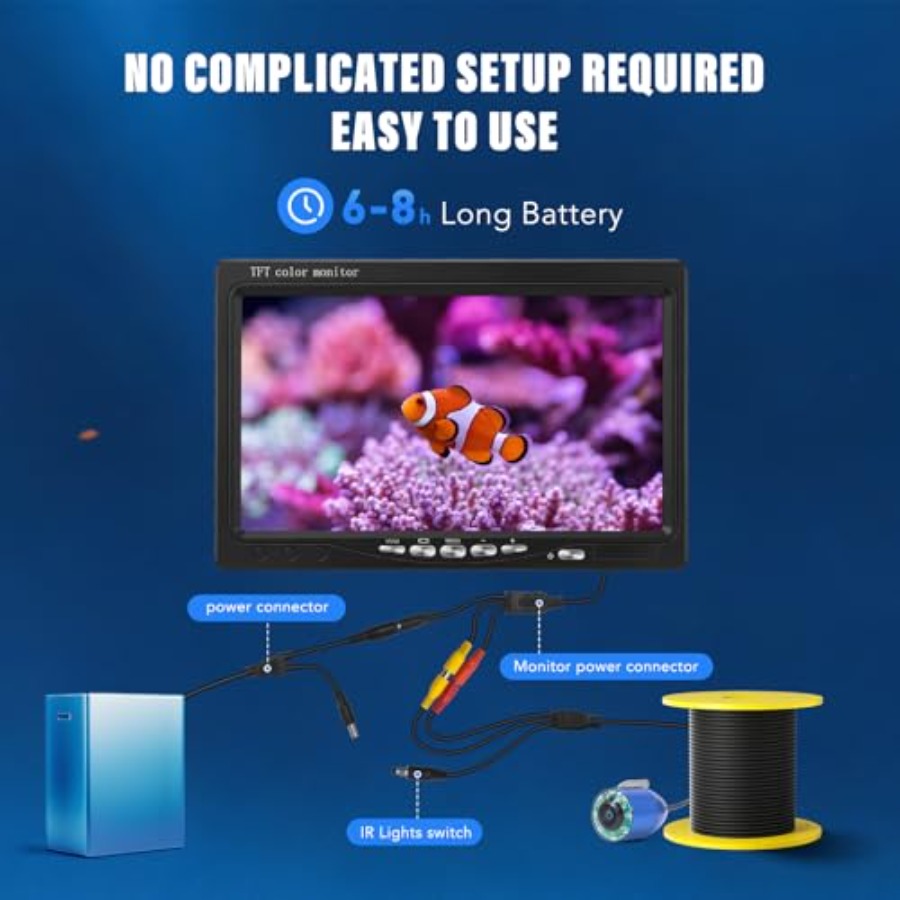 Portable fish finder for lake, - Fishing Camera ulasan dan harga