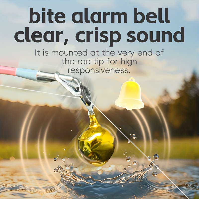 8Pcs Fishing Bite Alarm Bells, - Bite Indicator ulasan dan harga