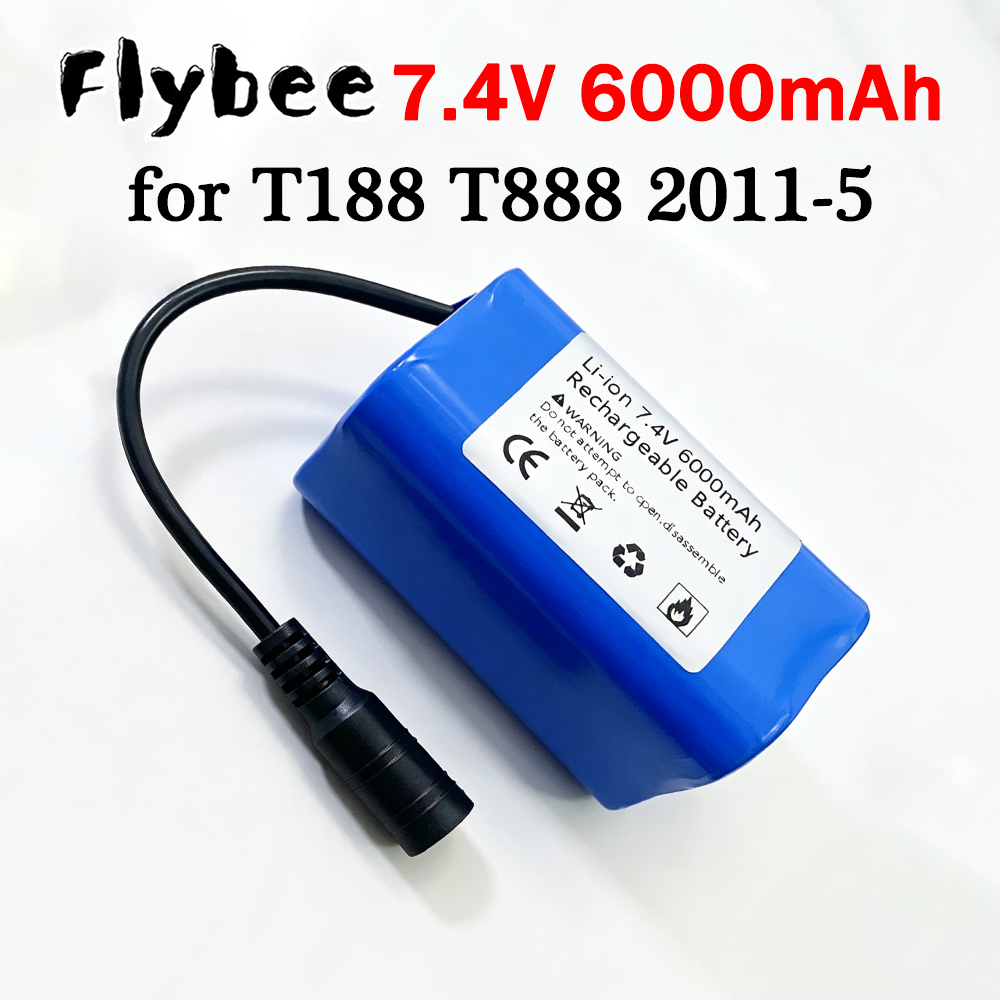 Li-ion 6000mAh 7.4V 2S1P Batte - Fish Finder Charger ulasan dan harga
