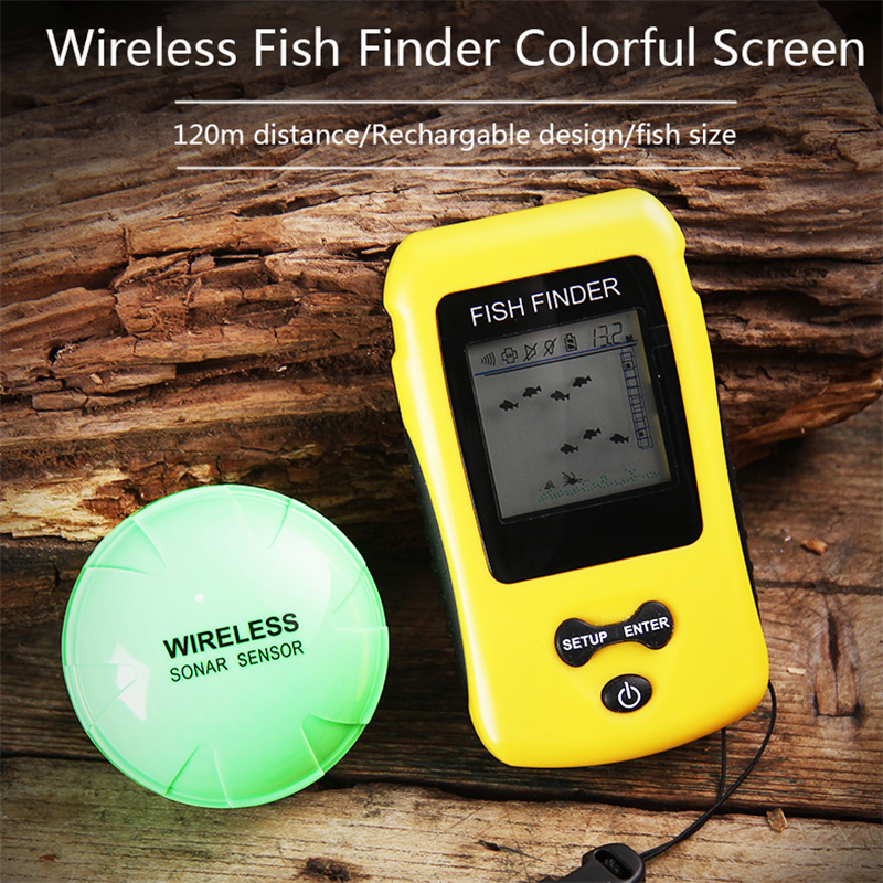 Brand New Colorful Wireless Fi - Fishing Depth Finder ulasan dan harga